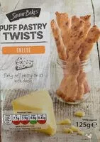 Mängden socker i Puff Pastry Twists - Cheese