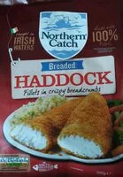 Mängden socker i Breaded haddock