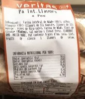 Mängden socker i Pan integral  llavors