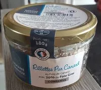 Mängden socker i Rillettes pur canard