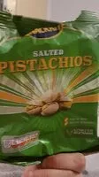 Mängden socker i Salted pistachios
