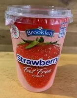 Mängden socker i Strawberry fat free yogurt