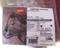 Mängden socker i Cabrito para rebozar
