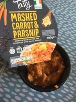 Mängden socker i Mashed carrot & parsnip