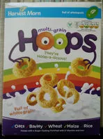 Mängden socker i Multi grain hoops