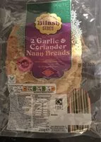 Mängden socker i Garlic & Coriander Naan Breads
