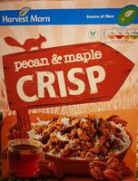 Mängden socker i Pecan & maple crisp