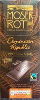 Mängden socker i Moser Roth Dominican Republic 75%