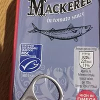 Mängden socker i Mackerel in tomato sauce
