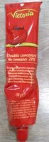 Mängden socker i Double concentré de tomates 28%