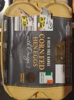 Mängden socker i Irish free range corn fed hen eggs