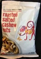 Mängden socker i Roasted Salted Cashew Nuts