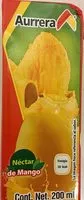 Mängden socker i Aurrera Nectar de Mango