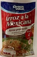 Mängden socker i Arroz a la mexicana Great Value