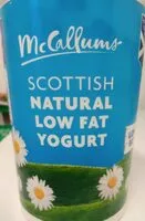 Mängden socker i Scotish natural low fat yogurt