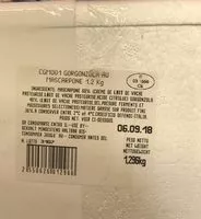 Mängden socker i Gorgonzola au Mascarpone