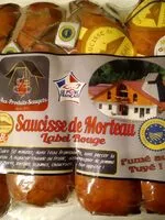 Mängden socker i Saucisse de Morteau label rouge