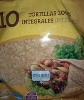 Mängden socker i Tortillas 100% Integrales