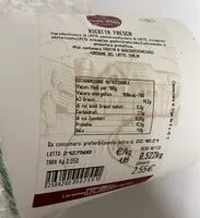 Mängden socker i ricotta fresca