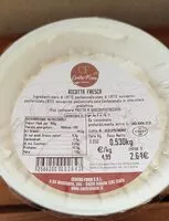 Mängden socker i Ricotta fresca