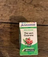 Mängden socker i Thé vert Guarana