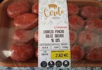 Mängden socker i Chorizo pincho dulce oreado