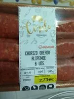 Mängden socker i Chorizo oreado Alipende