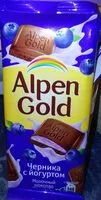 Mängden socker i Черника с йогуртом (Молочный шоколад)