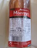 Mängden socker i Lomo embuchado Monroyo