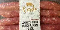 Mängden socker i Longaniza fresca blanca