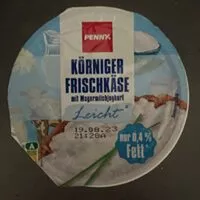 Mängden socker i Körniger Frischkäse mit Magerquark leicht 0,4% Fett