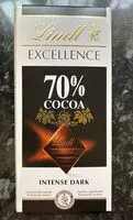 Mängden socker i Lindt EXCELLENCE Dark 70% Cocoa