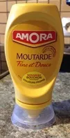 Mängden socker i Moutarde fine et douce