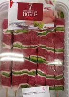 Mängden socker i 7 brochettes de bœuf