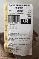 Mängden socker i Tomate séchée soleil et four