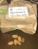 Mängden socker i Amande decortiquees bio