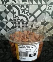 Mängden socker i Amandes décortiquées (non pareil)