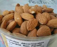 Mängden socker i Amandes décortiquées