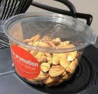 Mängden socker i Amandes décortiquées