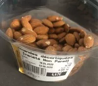 Mängden socker i Amandes decortiquées