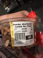 Mängden socker i Amandes decortiquees