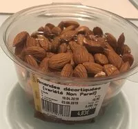 Mängden socker i Amandes décortiquées (variété non pareil)