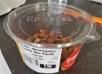 Mängden socker i Amandes décortiquées (variétés non pareil)