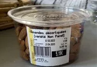 Mängden socker i Amandes decortiquées