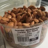 Mängden socker i Amandes decortiquees