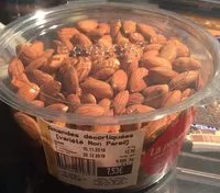 Mängden socker i Amandes décortiquées