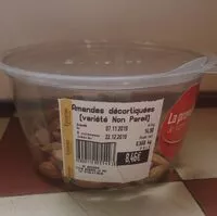 Mängden socker i Amandes décortiquées (variété Non Pareil)