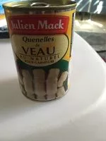 Mängden socker i Quenelle de veau