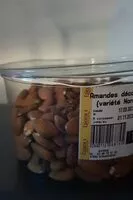 Mängden socker i Amande décortiquées