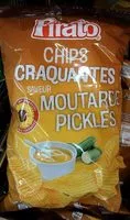 Mängden socker i Chips craquantes saveur Moutarde Pickles